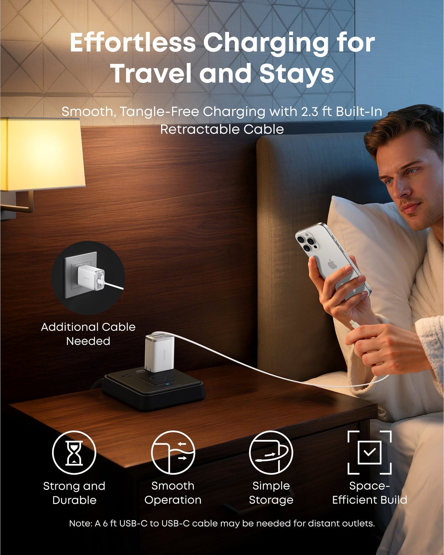 Anker Nano Charger (35W, Built-In Retractable USB-C Cable) - BACKUPMYFILESNOW.COM®