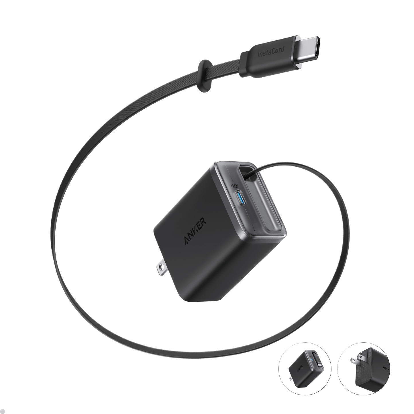 Anker Nano Charger (35W, Built-In Retractable USB-C Cable) - BACKUPMYFILESNOW.COM®