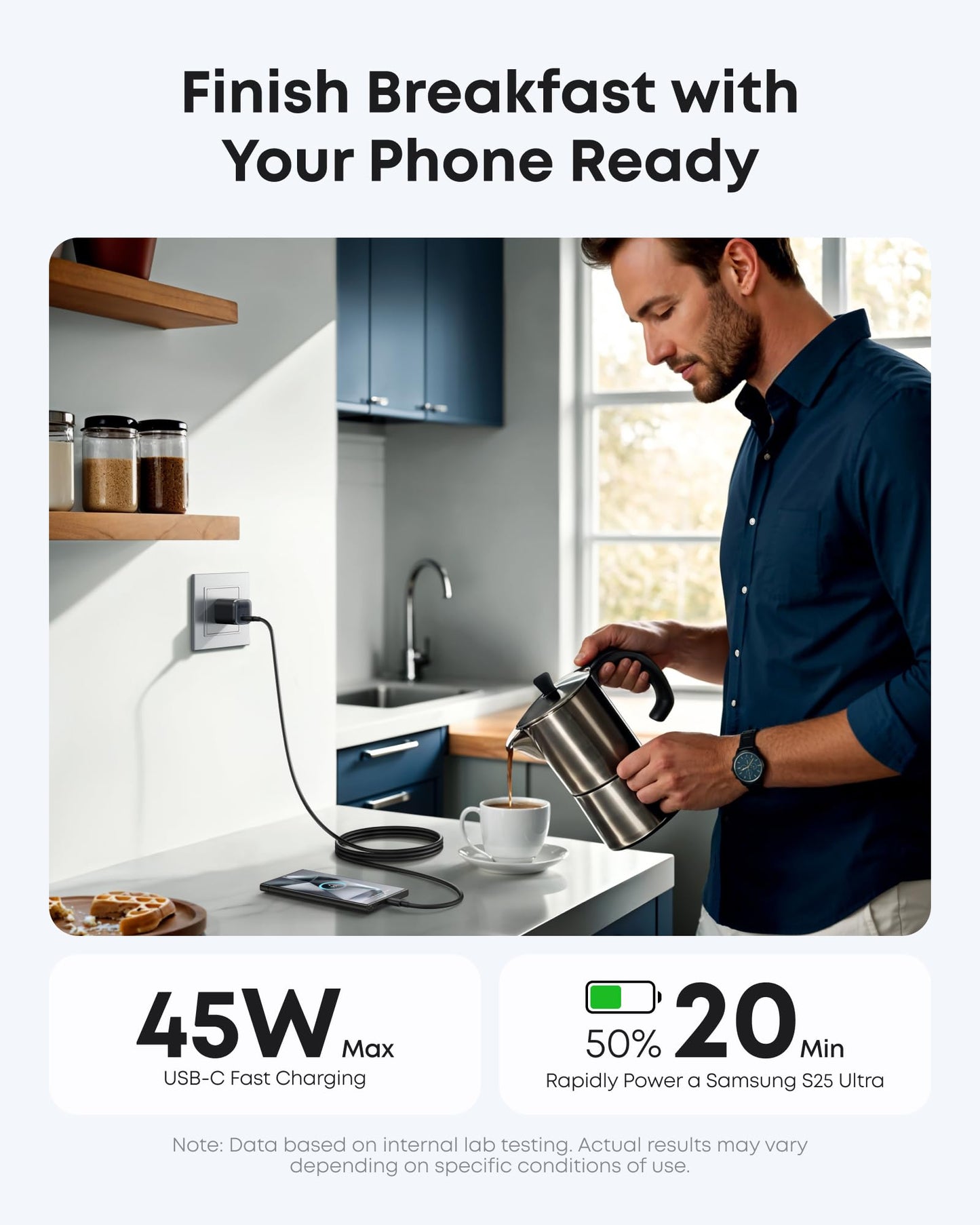 Anker Nano Charger (45W) with USB-C to USB-C Cable - BACKUPMYFILESNOW.COM®