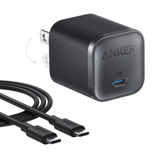 Anker Nano Charger (45W) with USB-C to USB-C Cable - BACKUPMYFILESNOW.COM®