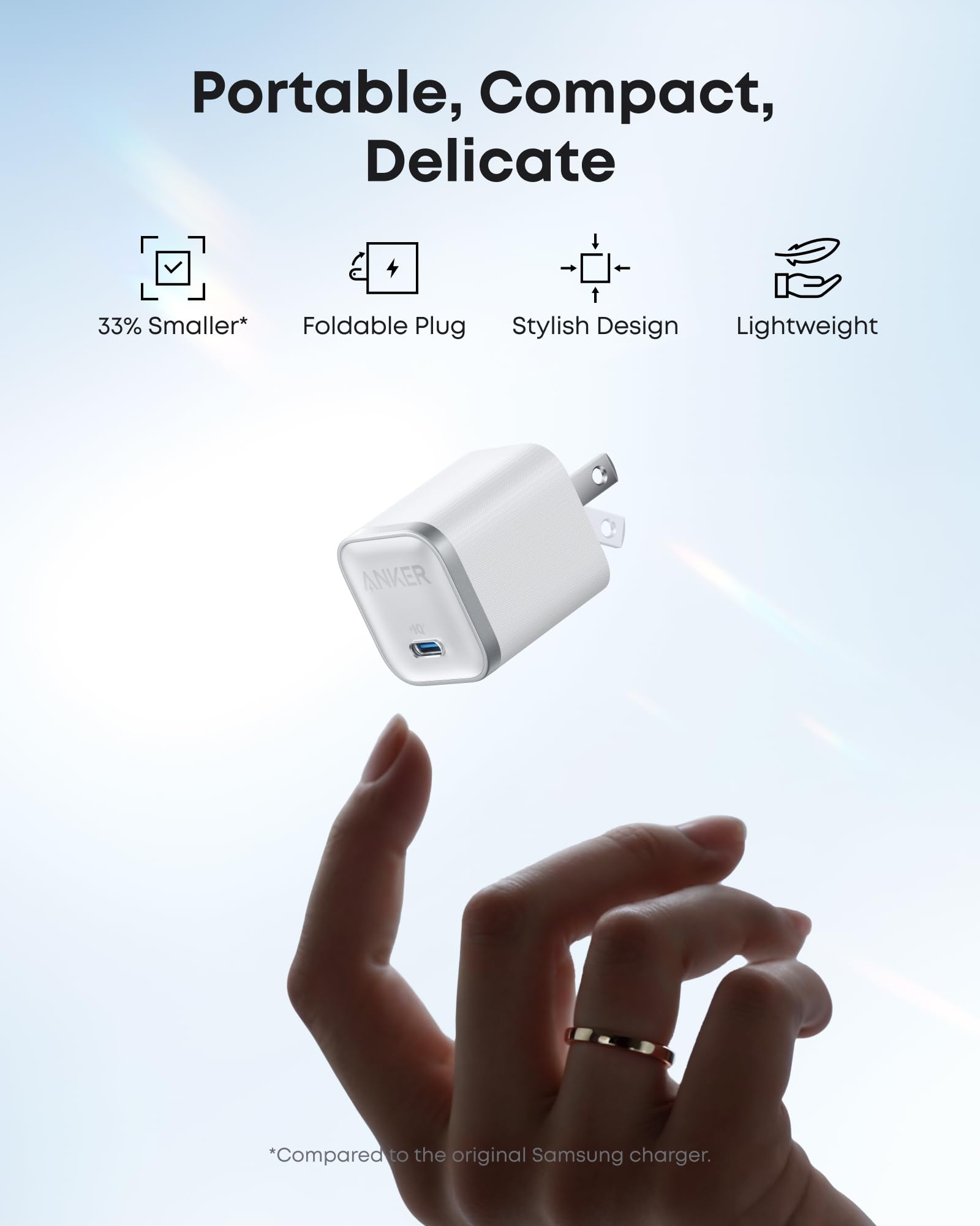 Anker Nano Charger (45W) with USB-C to USB-C Cable - BACKUPMYFILESNOW.COM®