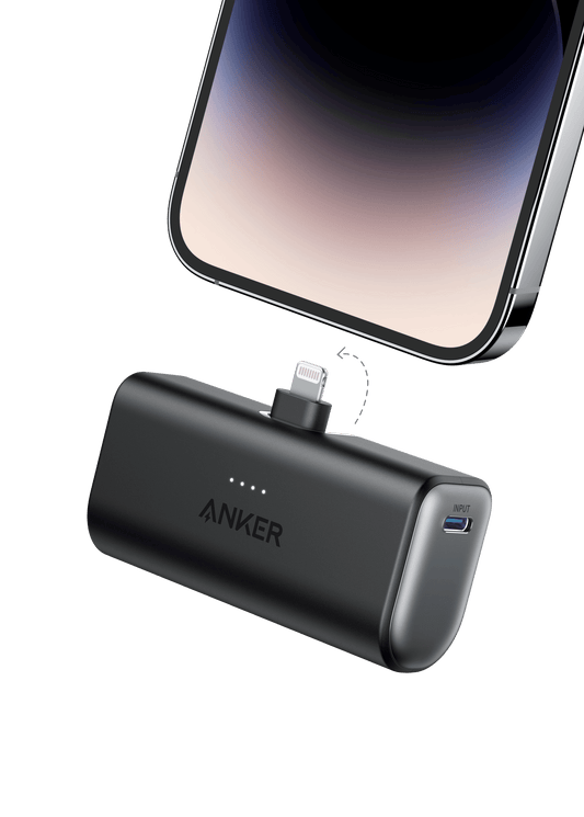 Anker Nano Power Bank (12W, Built-In Lightning Connector) - BACKUPMYFILESNOW.COM®