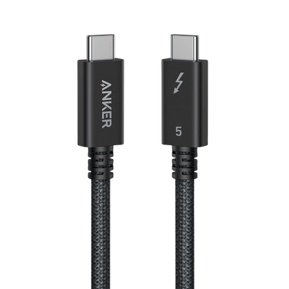 Anker Prime Thunderbolt 5 Cable (3.3 ft/1.7 ft, 80 Gbps, 240W) - BACKUPMYFILESNOW.COM®