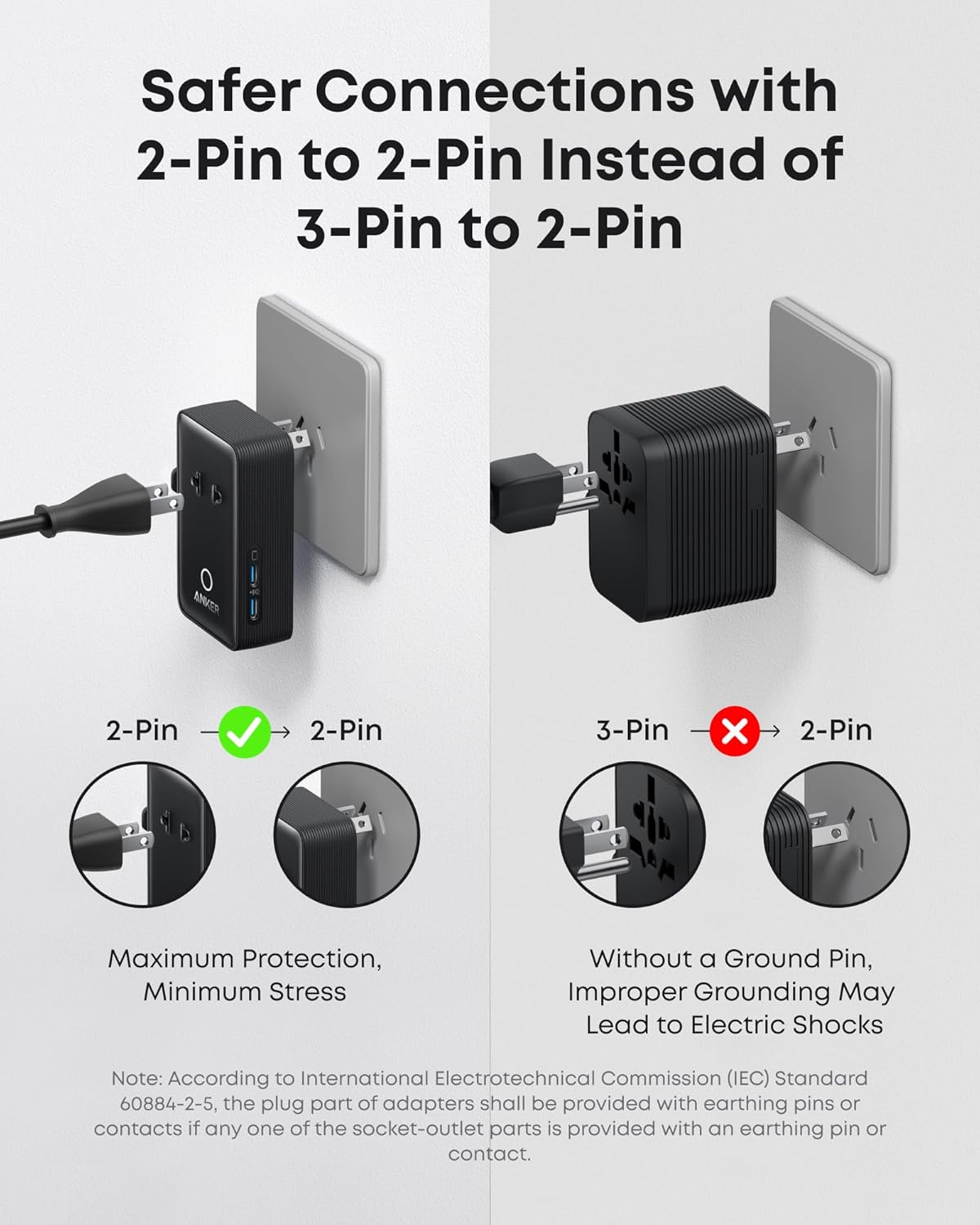 Anker 25K 165W laptop power bank with built-in and retractable cables in space black, portable for charging devices on the go.