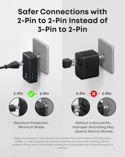 Anker 25K 165W laptop power bank with built-in and retractable cables in space black, portable for charging devices on the go.