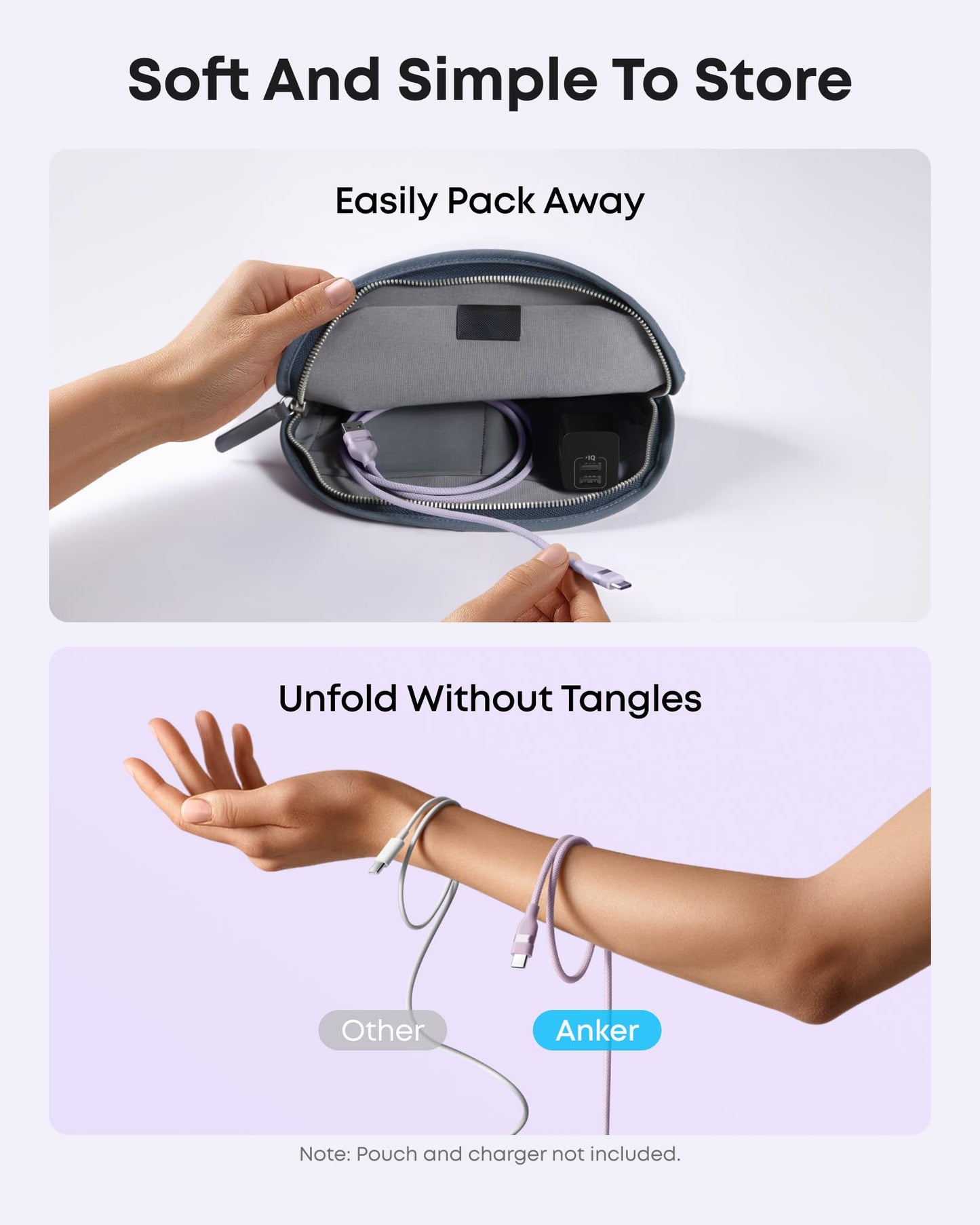 Anker USB-A to USB-C Cable (3 ft/6 ft, Upcycled-Braided) - BACKUPMYFILESNOW.COM®