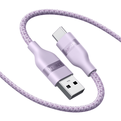 Anker USB-A to USB-C Cable (3 ft/6 ft, Upcycled-Braided) - BACKUPMYFILESNOW.COM®