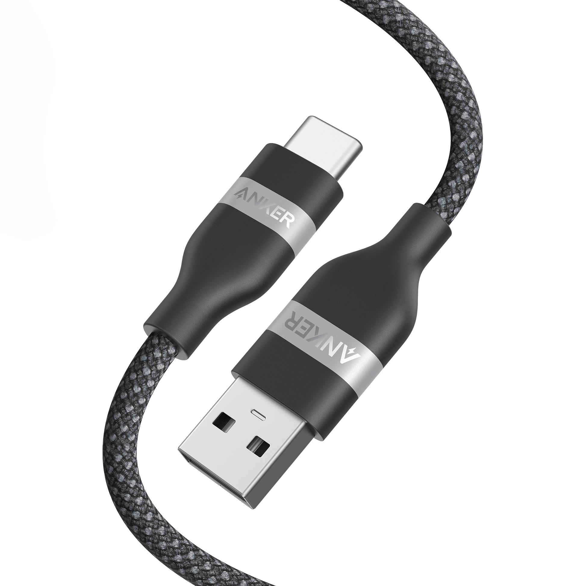 Anker USB-A to USB-C Cable (3 ft/6 ft, Upcycled-Braided) - BACKUPMYFILESNOW.COM®