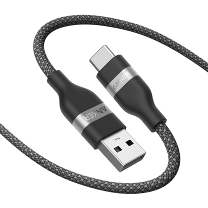 Anker USB-A to USB-C Cable (3 ft/6 ft, Upcycled-Braided) - BACKUPMYFILESNOW.COM®