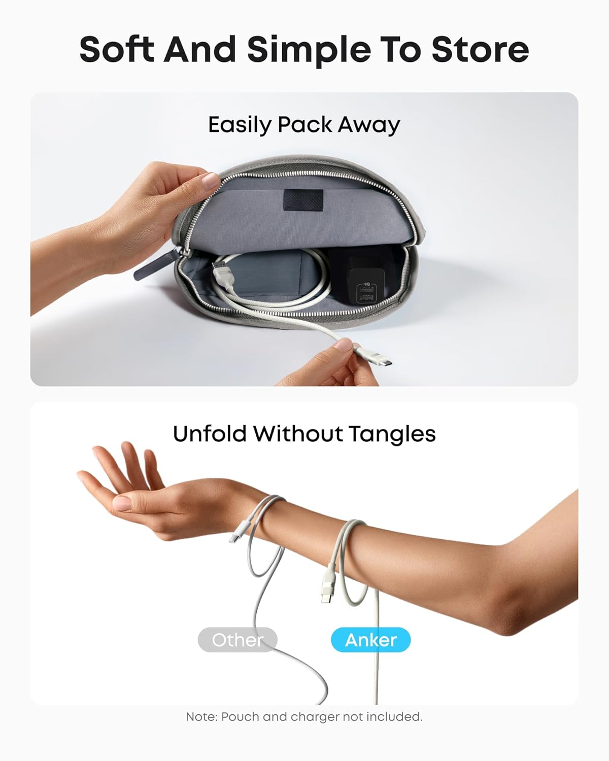Anker USB-A to USB-C Cable (3 ft/6 ft, Upcycled-Braided) - BACKUPMYFILESNOW.COM®