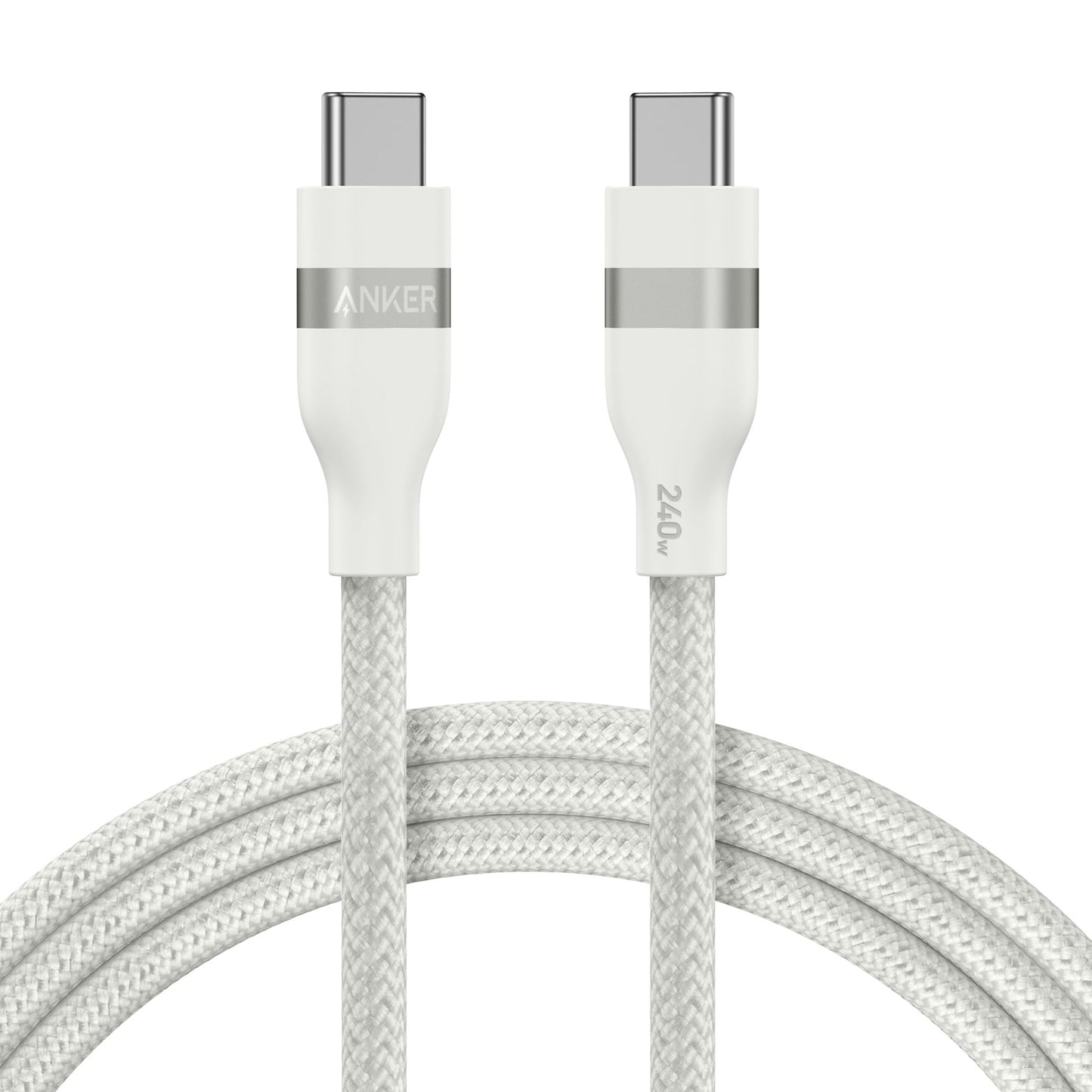 Anker USB-C to USB-C Cable (3 ft / 6 ft, 240W, Upcycled-Braided) - BACKUPMYFILESNOW.COM®