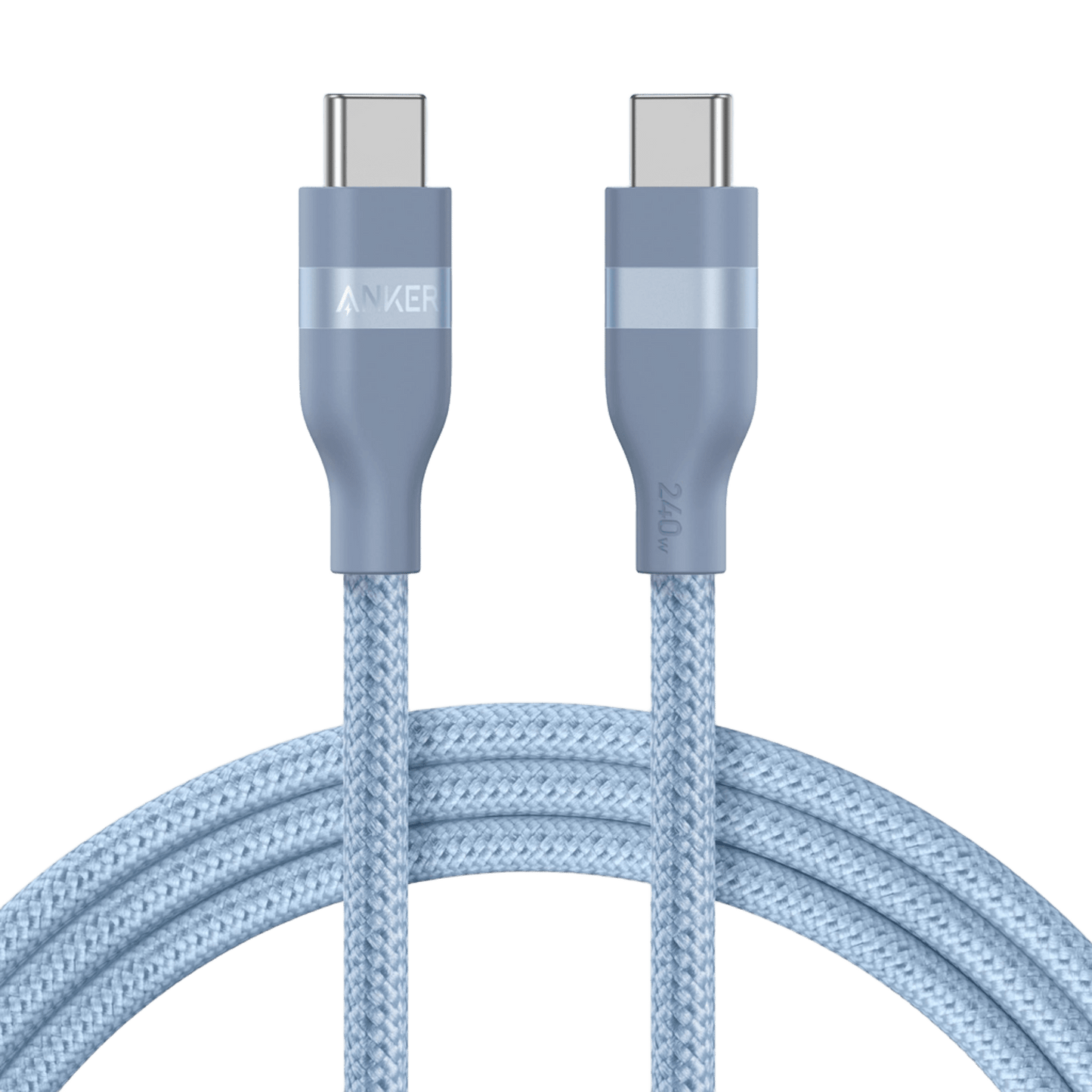 Anker USB-C to USB-C Cable (3 ft / 6 ft, 240W, Upcycled-Braided) - BACKUPMYFILESNOW.COM®