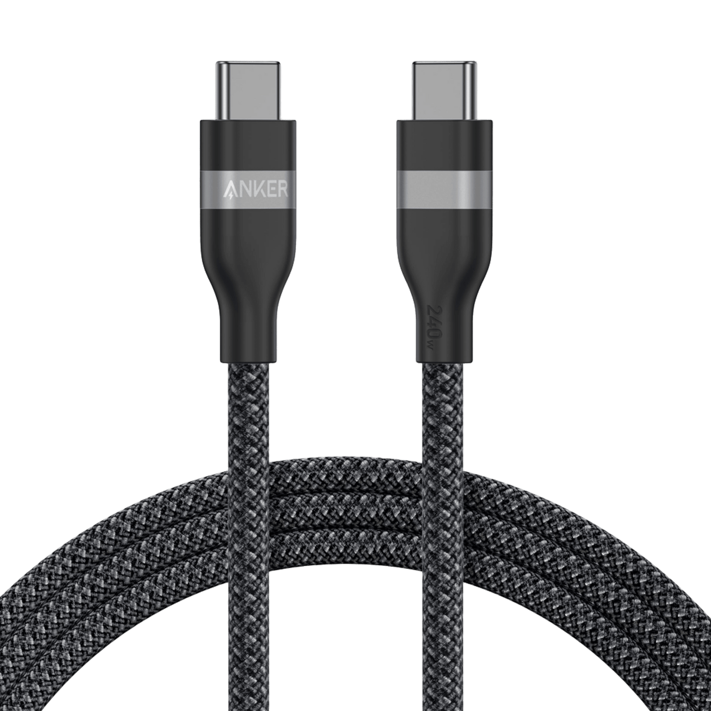 Anker USB-C to USB-C Cable (3 ft / 6 ft, 240W, Upcycled-Braided) - BACKUPMYFILESNOW.COM®