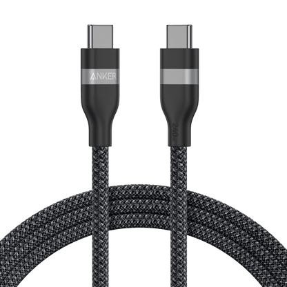 Anker USB-C to USB-C Cable (3 ft / 6 ft, 240W, Upcycled-Braided) - BACKUPMYFILESNOW.COM®
