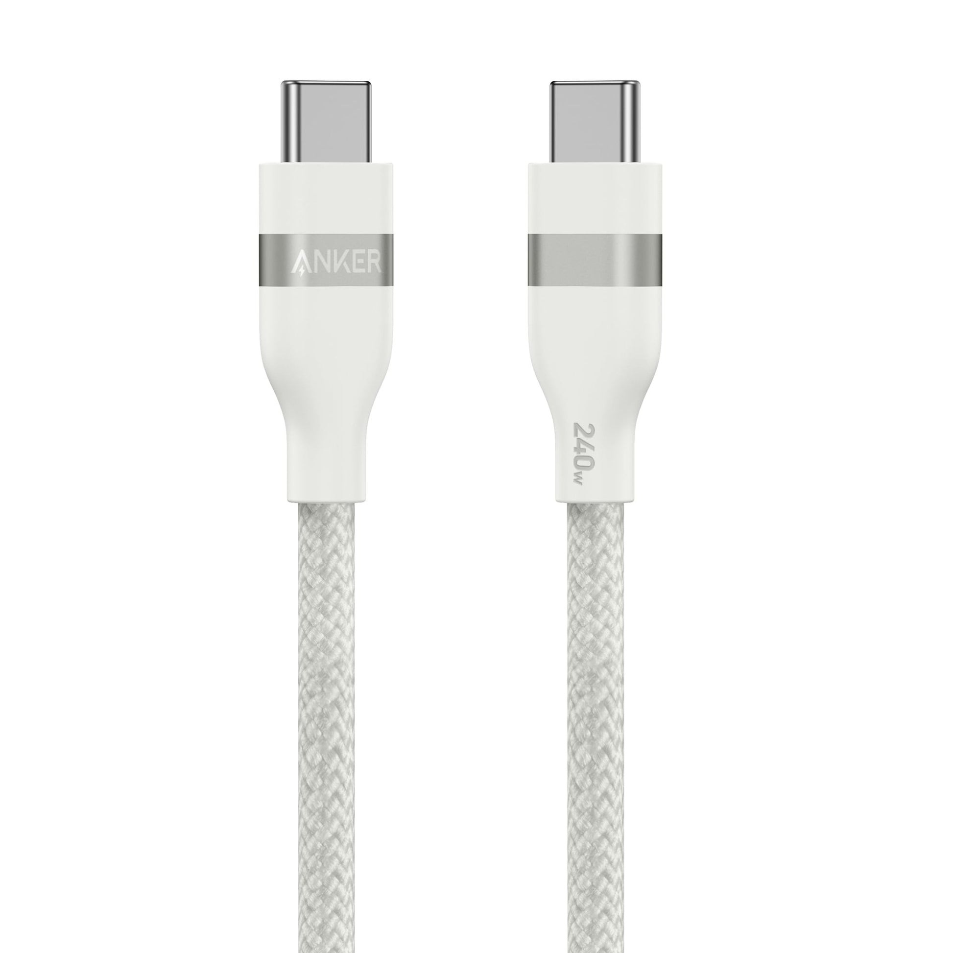 Anker USB-C to USB-C Cable (3 ft / 6 ft, 240W, Upcycled-Braided) - BACKUPMYFILESNOW.COM®