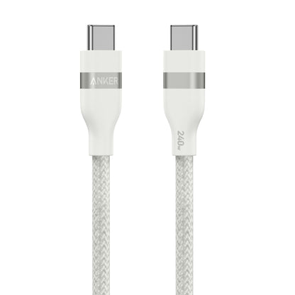 Anker USB-C to USB-C Cable (3 ft / 6 ft, 240W, Upcycled-Braided) - BACKUPMYFILESNOW.COM®