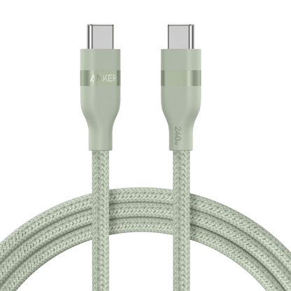 Anker USB-C to USB-C Cable (3 ft / 6 ft, 240W, Upcycled-Braided) - BACKUPMYFILESNOW.COM®