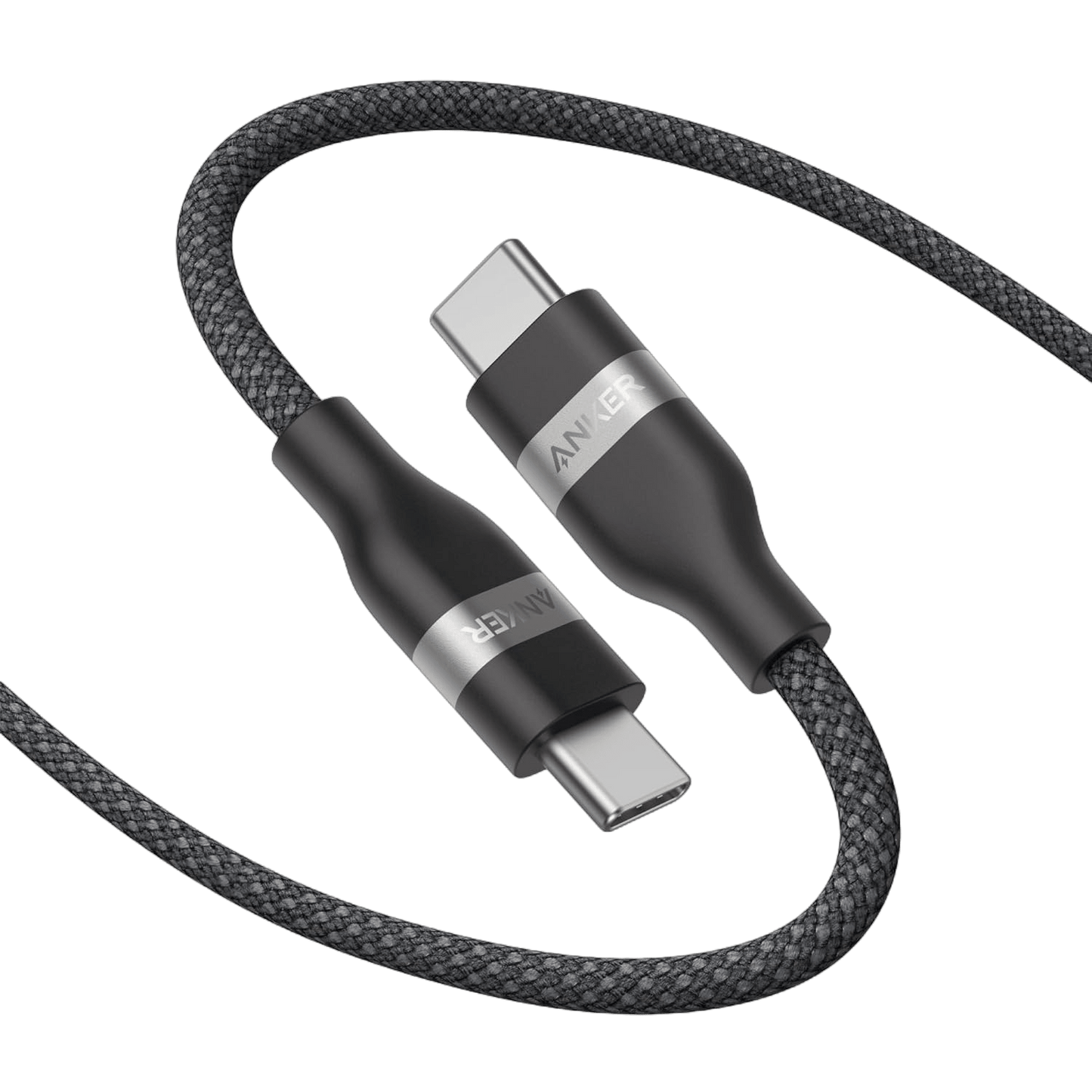 Anker USB-C to USB-C Cable (3 ft / 6 ft, 240W, Upcycled-Braided) - BACKUPMYFILESNOW.COM®