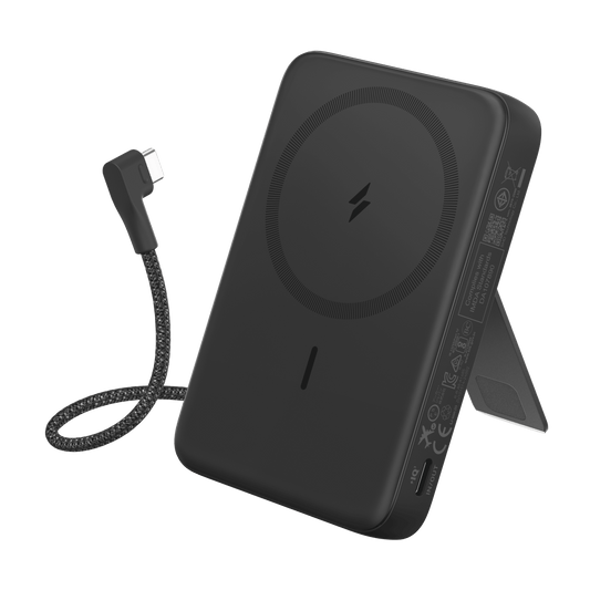 Anker Zolo Magnetic Power Bank (10K, 30W, Built-in USB-C Cable) - BACKUPMYFILESNOW.COM®