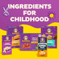 Annie's Organic Bees, Bugs, and Butterflies fruit flavored snacks in 10 pouches, featuring colorful insect shapes and fruit flavors.