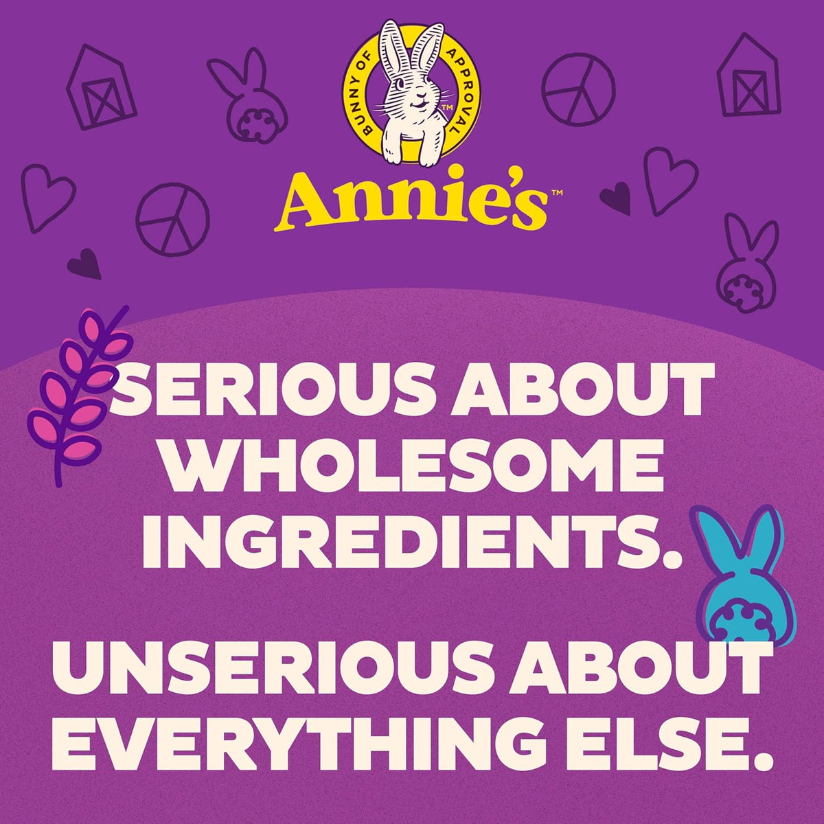 Annie's Organic Bees, Bugs, and Butterflies fruit flavored snacks in 10 pouches, featuring colorful insect-shaped gummies.