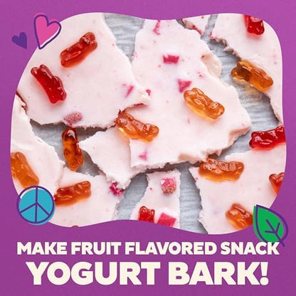 Annie's Organic Bunny Fruit Snacks variety pack with colorful bunny-shaped fruit snacks in a 22-count gluten-free package.