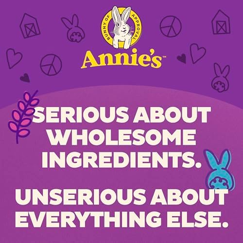 Annie's Organic Bunny Fruit Snacks variety pack featuring gluten-free, fruit-flavored snacks in bunny shapes, 22-count, 15.4 oz total.