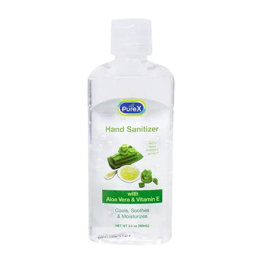Anti Spier Aloe Vera Travel Hand Sanitizer in 3.4oz bottle, featuring soothing aloe vera for clean, refreshed hands on the go.