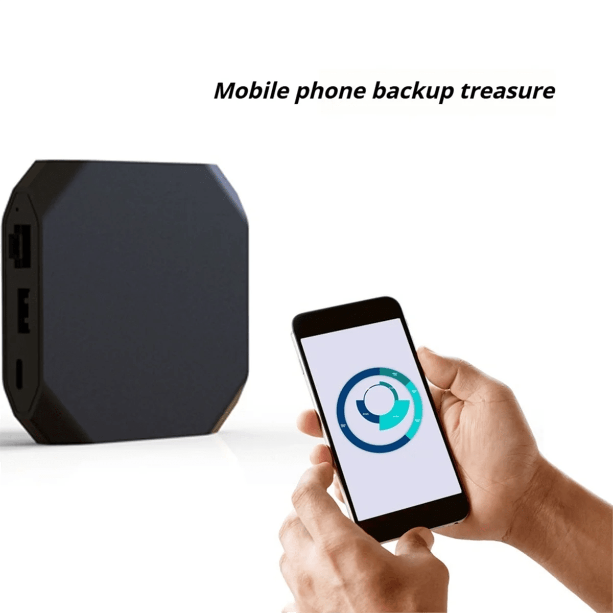 AS62 Portable NAS Printer Server Phone Backup Tool Wireless TF Memory Card Reader TF Card LAN Sharer US Plug - BACKUPMYFILESNOW.COM®