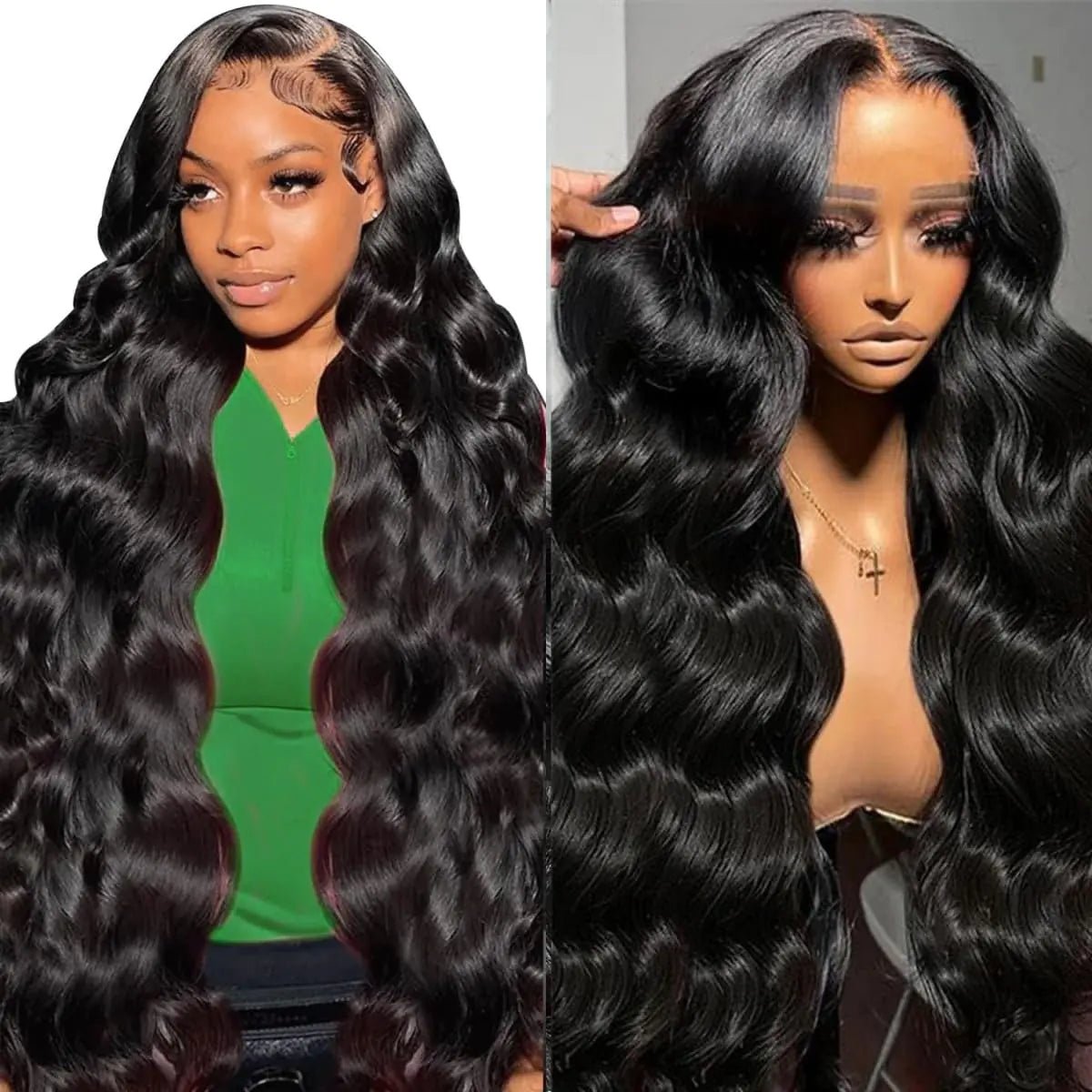 Asidow 13x6 Lace Front Wigs Human Hair 200% Density Pre Plucked Body Wave HD Lace Front Wigs Frontal Wigs for Women Glueless Wigs Human Hair Pre Plucked Wig 24 Inch - BACKUPMYFILESNOW