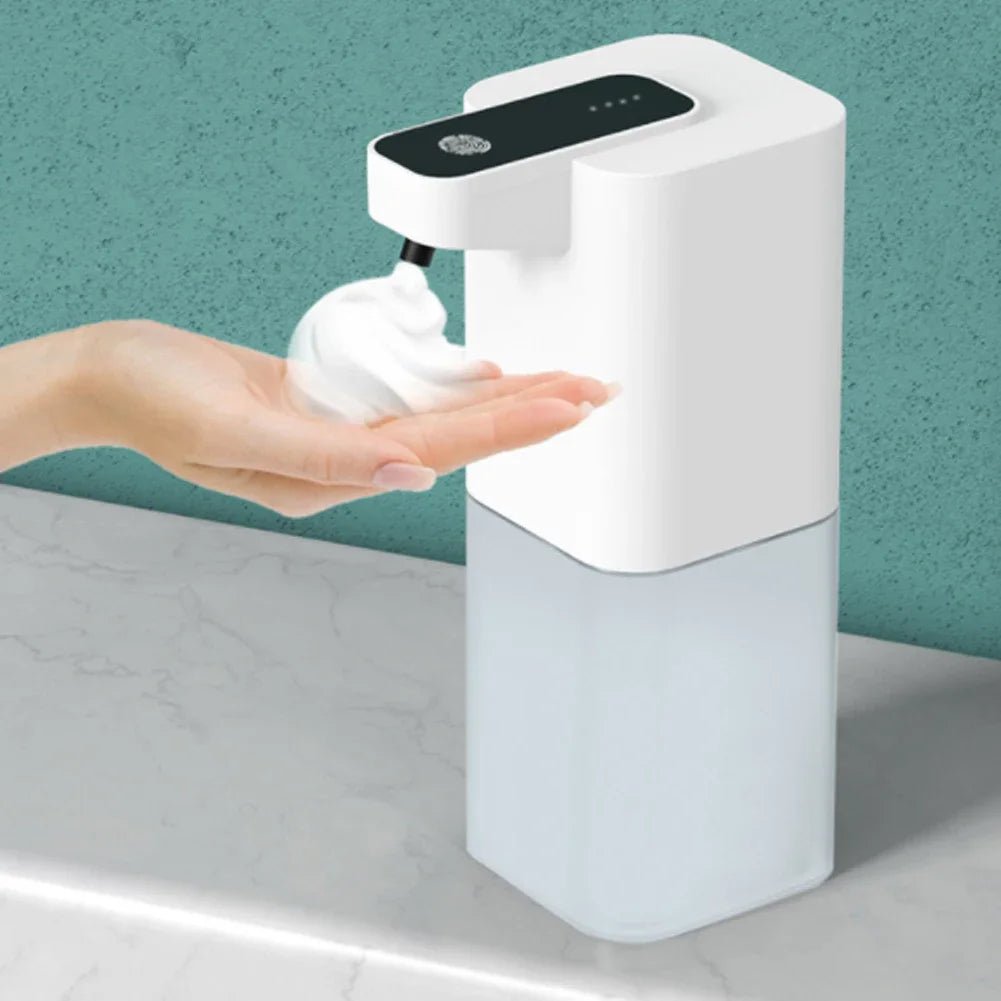 Automatic Soap Dispenser USB Rechargeable Foaming Touchless Hand Free Portable Foam Liquid Soap Dispenser For Bathroom Kitchen - BACKUPMYFILESNOW