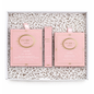 Spongellé Awakening Jude Rose 3-piece bath gift set with floral-themed packaging and various bath products inside.