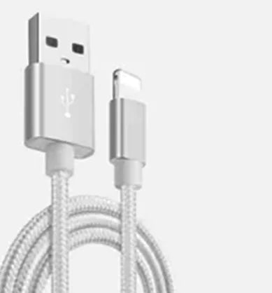 Nylon Braided Aluminum Alloy Charging Cable for Apple/Android