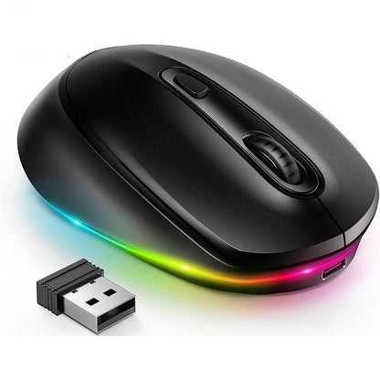 24g ergonomic wireless mouse, 1600dpi rechargeable design from My Store