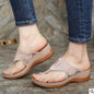 Embroidered Flower Sandals and Breathable Slippers