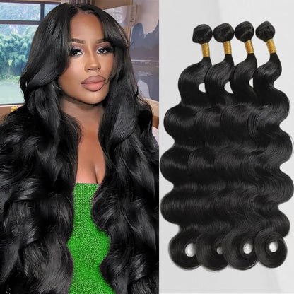 12A Brazilian Body Wave Hair Bundles 16-22 inch