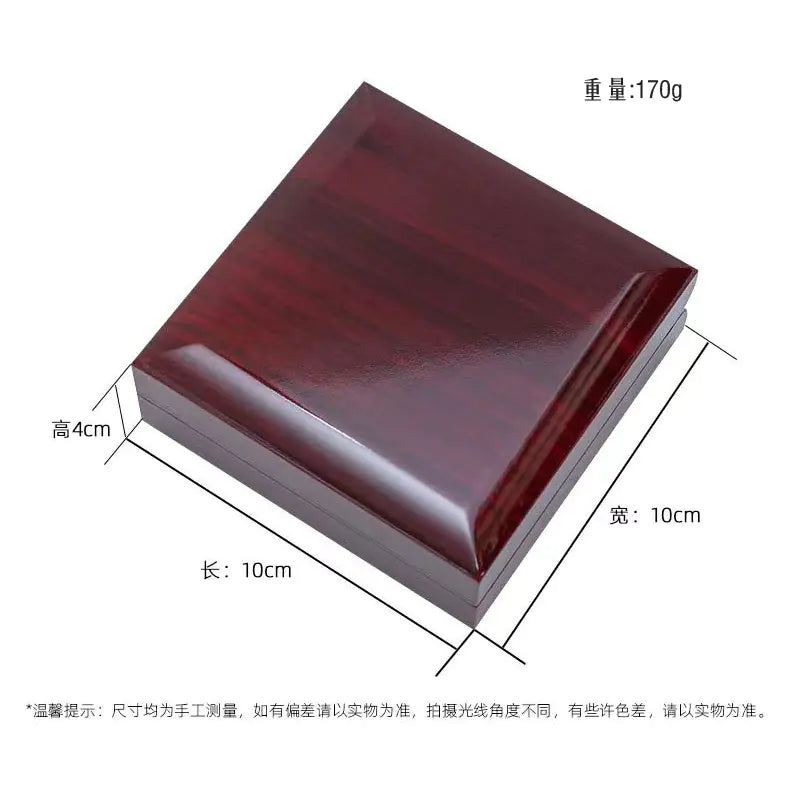 Wooden LED Pendant Box for Jewelry Storage and Display