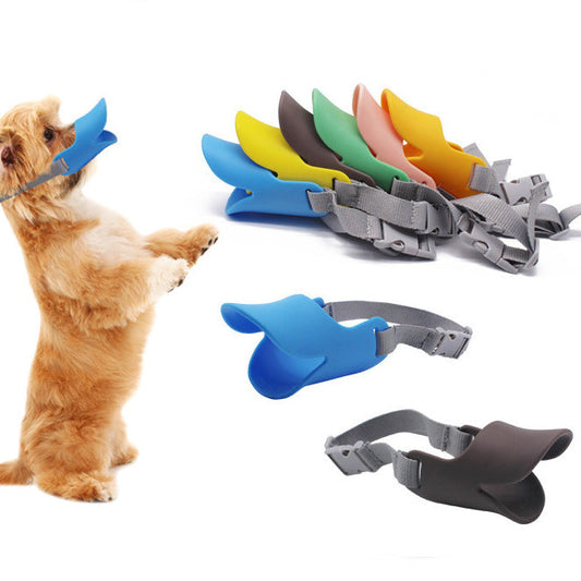 Creative Fashion pet duckbilled anti-barking anti-bite sleeve, multi-color option, size S, M or L