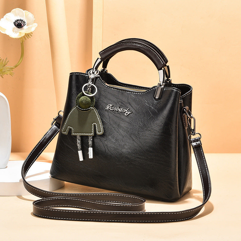 Simple retro small handbag for women in a classic design by My Store
