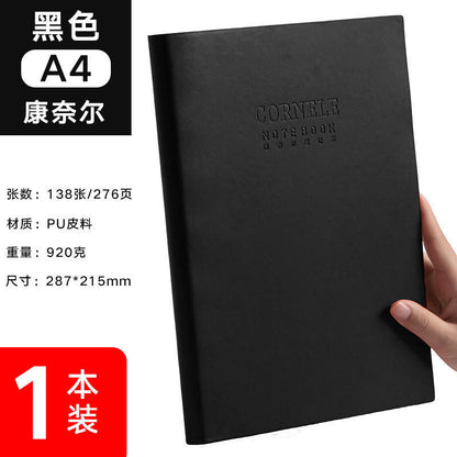 A4 Thick Large Notebook for Office and Business Use