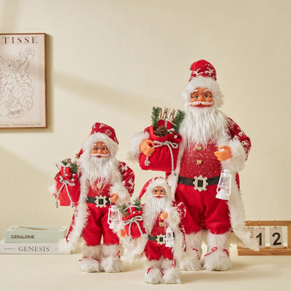 Christmas doll ornaments decorations displayed for holiday tree décor