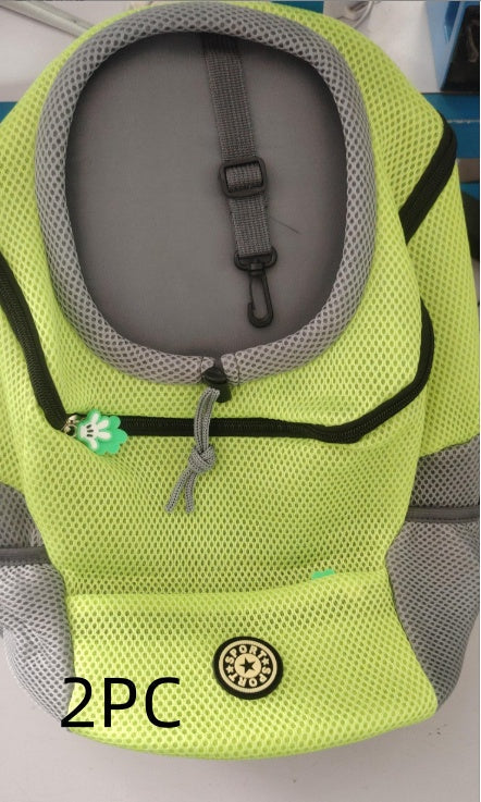 Pet backpack dog backpack in a durable design with padded straps and breathable mesh panels