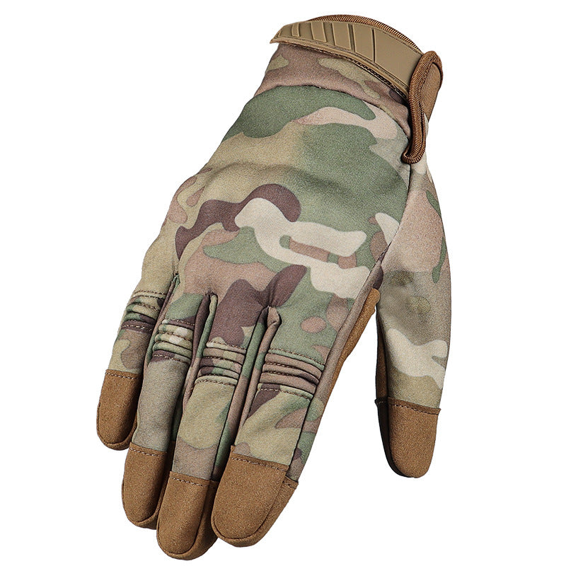 Outdoor multifunctional tactical touch screen motorcycle gloves in black, My Store brand