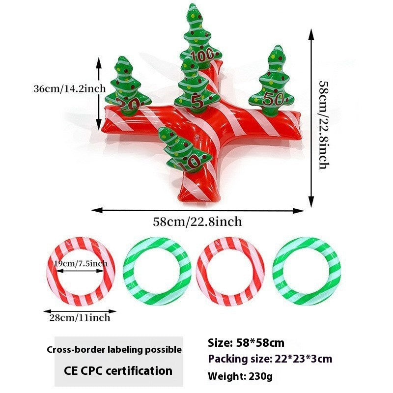 Inflatable Christmas ball outdoor garden decoration with festive holiday design