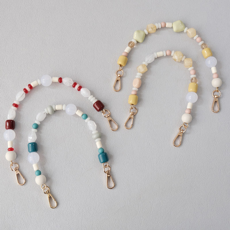 Fashion bead bracelet accessory shoulder strap by My Store, colorful beaded design close-up