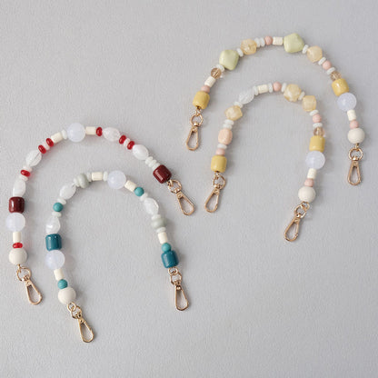 Fashion bead bracelet accessory shoulder strap by My Store, colorful beaded design close-up