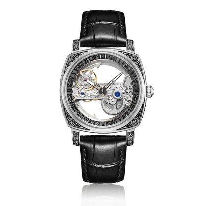 Relief-embossed vintage luminous self-winding mechanical watch by My Store
