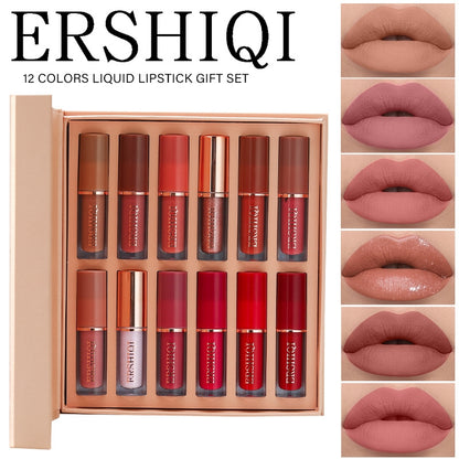 12-Piece Velvet Matte Lipstick Set