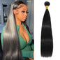 24-Inch Straight Virgin Brazilian Hair Bundle