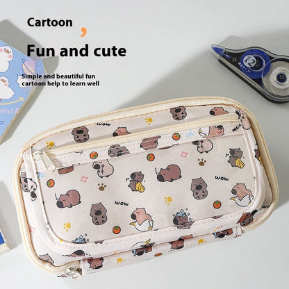 Cute cartoon large-capacity children's stationery pencil case from My Store